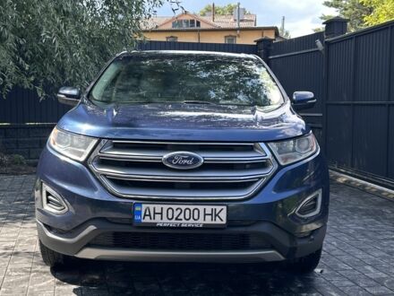 Форд Эдж 2017 в Киеве на Automoto.ua Синий Форд Эдж, объемом двигателя 2 л и пробегом 102 тыс. км за 18500 $, фото 1 на Automoto.ua