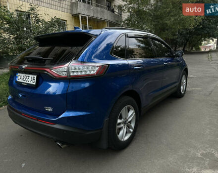 Синій Форд Едж, об'ємом двигуна 2 л та пробігом 100 тис. км за 15800 $, фото 1 на Automoto.ua