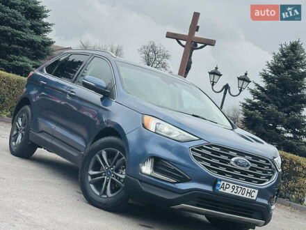 Синий Форд Эдж, объемом двигателя 2 л и пробегом 69 тыс. км за 17999 $, фото 1 на Automoto.ua