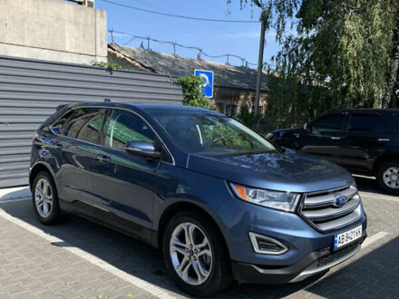 Форд Эдж 2018 в Киеве на Automoto.ua Синий Форд Эдж, объемом двигателя 2 л и пробегом 51 тыс. км за 19500 $, фото 1 на Automoto.ua