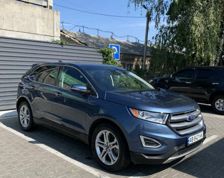 Синій Форд Едж, об'ємом двигуна 2 л та пробігом 51 тис. км за 19500 $, фото 1 на Automoto.ua