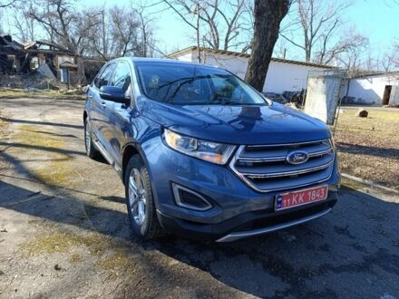 Синій Форд Едж, об'ємом двигуна 2 л та пробігом 90 тис. км за 18000 $, фото 1 на Automoto.ua