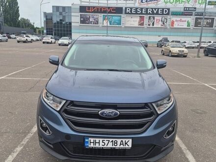 Синій Форд Едж, об'ємом двигуна 2 л та пробігом 129 тис. км за 14200 $, фото 1 на Automoto.ua