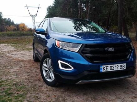 Синій Форд Едж, об'ємом двигуна 2 л та пробігом 120 тис. км за 18500 $, фото 1 на Automoto.ua