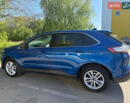 Синий Форд Эдж, объемом двигателя 2 л и пробегом 93 тыс. км за 15900 $, фото 1 на Automoto.ua