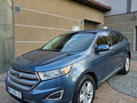Синий Форд Эдж, объемом двигателя 2 л и пробегом 90 тыс. км за 15800 $, фото 1 на Automoto.ua