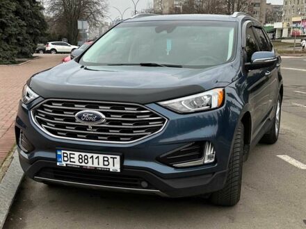 Форд Едж 2018 у Южноукраинске на Automoto.ua Синій Форд Едж, об'ємом двигуна 2 л та пробігом 73 тис. км за 20900 $, фото 1 на Automoto.ua