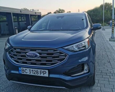Синій Форд Едж, об'ємом двигуна 2 л та пробігом 105 тис. км за 20500 $, фото 1 на Automoto.ua