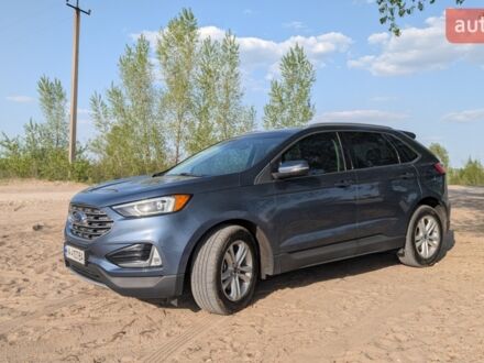 Синій Форд Едж, об'ємом двигуна 2 л та пробігом 54 тис. км за 18500 $, фото 1 на Automoto.ua