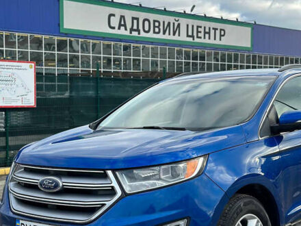 Синий Форд Эдж, объемом двигателя 2 л и пробегом 179 тыс. км за 13700 $, фото 1 на Automoto.ua