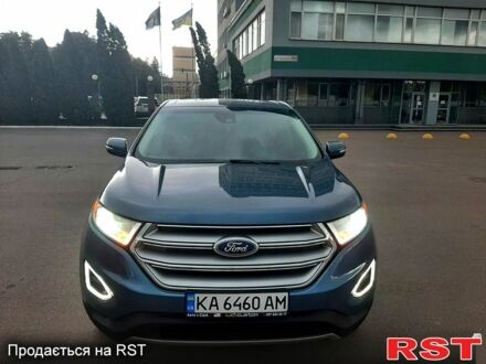 Синий Форд Эдж, объемом двигателя 3.5 л и пробегом 13600 тыс. км за 20900 $, фото 1 на Automoto.ua