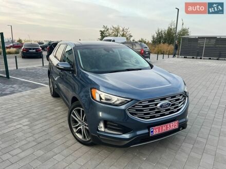 Синий Форд Эдж, объемом двигателя 2 л и пробегом 154 тыс. км за 14300 $, фото 1 на Automoto.ua