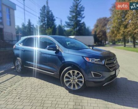 Синій Форд Едж, об'ємом двигуна 2 л та пробігом 140 тис. км за 16500 $, фото 1 на Automoto.ua