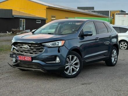Синий Форд Эдж, объемом двигателя 2 л и пробегом 95 тыс. км за 12599 $, фото 1 на Automoto.ua