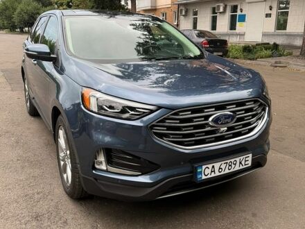 Синій Форд Едж, об'ємом двигуна 2 л та пробігом 90 тис. км за 20500 $, фото 1 на Automoto.ua