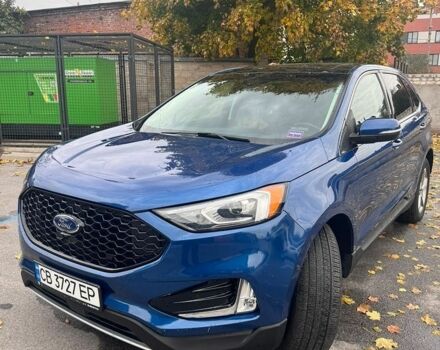 Синий Форд Эдж, объемом двигателя 2 л и пробегом 170 тыс. км за 16800 $, фото 1 на Automoto.ua