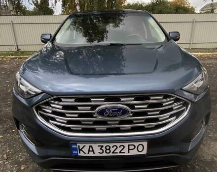 Синій Форд Едж, об'ємом двигуна 2 л та пробігом 59 тис. км за 19900 $, фото 1 на Automoto.ua