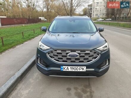 Синий Форд Эдж, объемом двигателя 2 л и пробегом 118 тыс. км за 18200 $, фото 1 на Automoto.ua