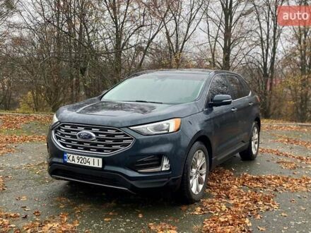 Синий Форд Эдж, объемом двигателя 2 л и пробегом 113 тыс. км за 18500 $, фото 1 на Automoto.ua