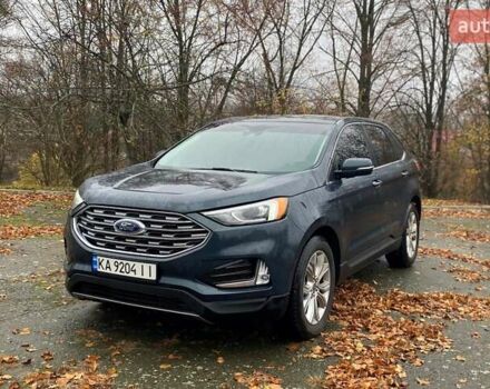 Синий Форд Эдж, объемом двигателя 2 л и пробегом 113 тыс. км за 18500 $, фото 1 на Automoto.ua