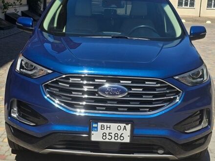 Синий Форд Эдж, объемом двигателя 2 л и пробегом 76 тыс. км за 18500 $, фото 1 на Automoto.ua