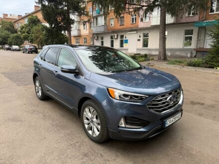 Синий Форд Эдж, объемом двигателя 2 л и пробегом 90 тыс. км за 17265 $, фото 1 на Automoto.ua