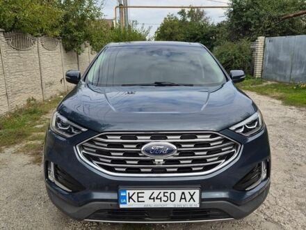 Синій Форд Едж, об'ємом двигуна 2 л та пробігом 132 тис. км за 21000 $, фото 1 на Automoto.ua