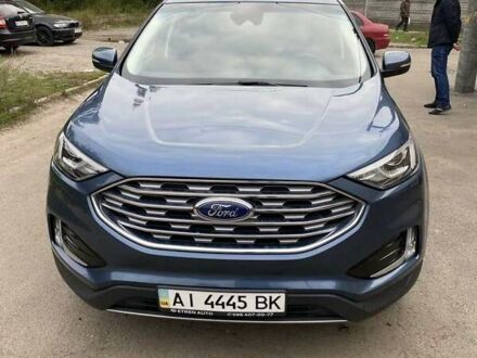 Синий Форд Эдж, объемом двигателя 2 л и пробегом 57 тыс. км за 20500 $, фото 1 на Automoto.ua