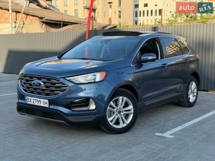 Синий Форд Эдж, объемом двигателя 2 л и пробегом 131 тыс. км за 17500 $, фото 1 на Automoto.ua