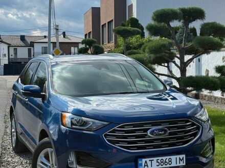 Синий Форд Эдж, объемом двигателя 2 л и пробегом 99 тыс. км за 17200 $, фото 1 на Automoto.ua