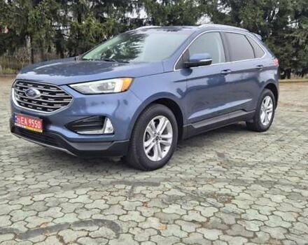 Синий Форд Эдж, объемом двигателя 2 л и пробегом 248 тыс. км за 14499 $, фото 1 на Automoto.ua