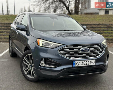 Синій Форд Едж, об'ємом двигуна 2 л та пробігом 61 тис. км за 17500 $, фото 1 на Automoto.ua