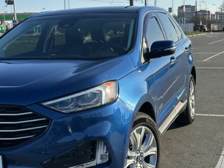 Синий Форд Эдж, объемом двигателя 2 л и пробегом 82 тыс. км за 20000 $, фото 1 на Automoto.ua