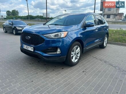 Синій Форд Едж, об'ємом двигуна 2 л та пробігом 114 тис. км за 17000 $, фото 1 на Automoto.ua