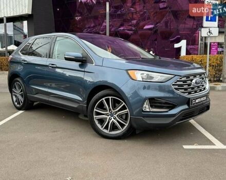 Синій Форд Едж, об'ємом двигуна 2 л та пробігом 60 тис. км за 18990 $, фото 1 на Automoto.ua