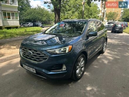 Синій Форд Едж, об'ємом двигуна 2 л та пробігом 66 тис. км за 16777 $, фото 1 на Automoto.ua