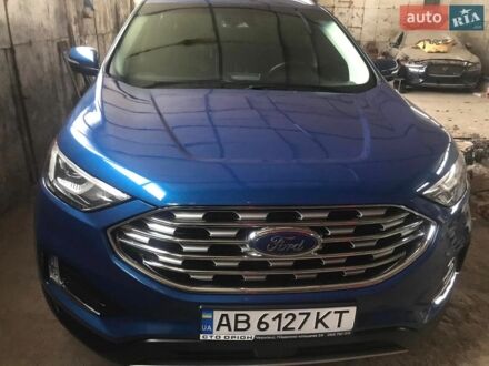 Синий Форд Эдж, объемом двигателя 2 л и пробегом 150 тыс. км за 17500 $, фото 1 на Automoto.ua