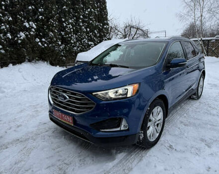 Синий Форд Эдж, объемом двигателя 2 л и пробегом 252 тыс. км за 17800 $, фото 1 на Automoto.ua