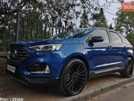 Синий Форд Эдж, объемом двигателя 2 л и пробегом 63 тыс. км за 24000 $, фото 1 на Automoto.ua