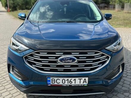 Синій Форд Едж, об'ємом двигуна 2 л та пробігом 101 тис. км за 16500 $, фото 1 на Automoto.ua