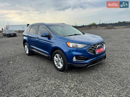 Синий Форд Эдж, объемом двигателя 2 л и пробегом 163 тыс. км за 9900 $, фото 1 на Automoto.ua