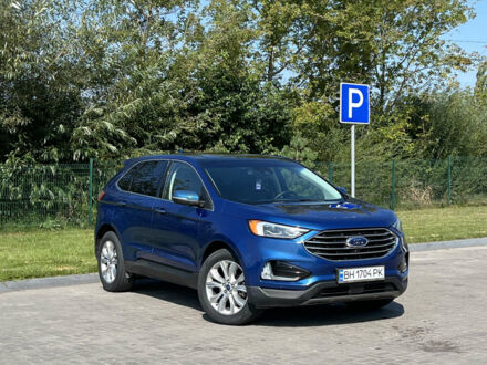 Синій Форд Едж, об'ємом двигуна 2 л та пробігом 51 тис. км за 23500 $, фото 1 на Automoto.ua