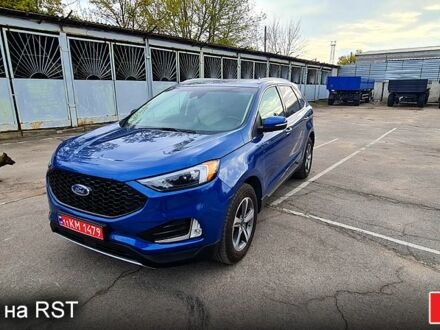 Синий Форд Эдж, объемом двигателя 2 л и пробегом 118 тыс. км за 22000 $, фото 1 на Automoto.ua