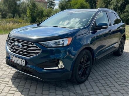 Синій Форд Едж, об'ємом двигуна 2 л та пробігом 101 тис. км за 15800 $, фото 1 на Automoto.ua