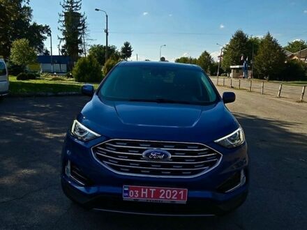 Синий Форд Эдж, объемом двигателя 2 л и пробегом 176 тыс. км за 16500 $, фото 1 на Automoto.ua
