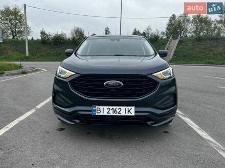 Синий Форд Эдж, объемом двигателя 2 л и пробегом 58 тыс. км за 21800 $, фото 1 на Automoto.ua