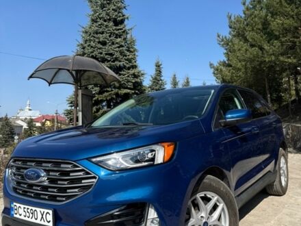 Синій Форд Едж, об'ємом двигуна 2 л та пробігом 71 тис. км за 19100 $, фото 1 на Automoto.ua