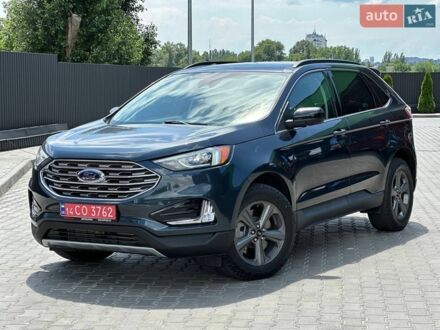 Синий Форд Эдж, объемом двигателя 2 л и пробегом 82 тыс. км за 19599 $, фото 1 на Automoto.ua