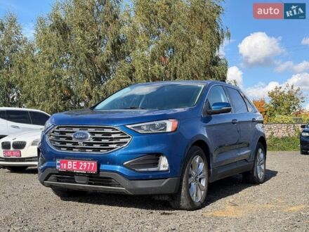 Синій Форд Едж, об'ємом двигуна 2 л та пробігом 167 тис. км за 15299 $, фото 1 на Automoto.ua