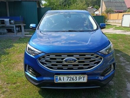 Синий Форд Эдж, объемом двигателя 2 л и пробегом 44 тыс. км за 18000 $, фото 1 на Automoto.ua
